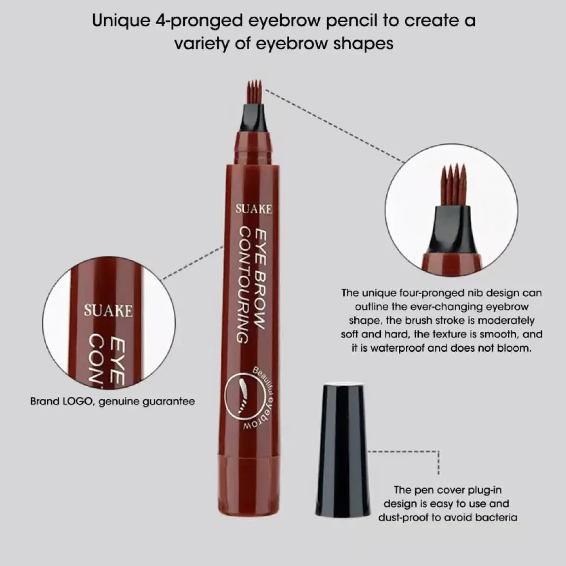 Eyebrow pencil Waterproof Permanent Long Lasting High quality professional makeup for women Cheap Cosmetics Enhancer