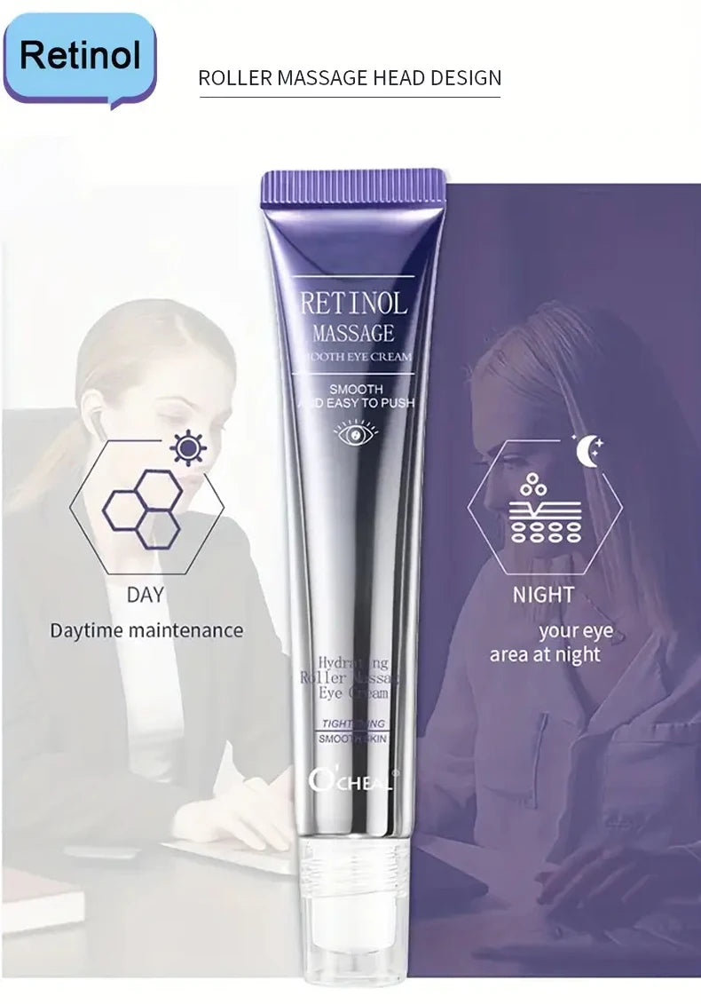 Retinol Eye Cream - Natural ingredient care, long-lasting moisturizing formula, eye care, caring for the skin around the eyes