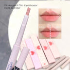 Light sweet and soft fog lipliner outlines the lip shape, lasting, not easy to fade, not take off makeup, nude pink lip liner
