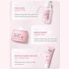 5/3pcs/Set Sakura Skin Care Sets Face Cream Serum Toner Facial Cleanser Sunscreen Eye Cream Gift Box Face Skin Care Set Product