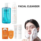 Deep Cleansing Facial Cleanser Removes Face Dirt Cleanser Whitening Cold Cream SPF 50+ Sunscreen Moisturizing Toner Skin Care