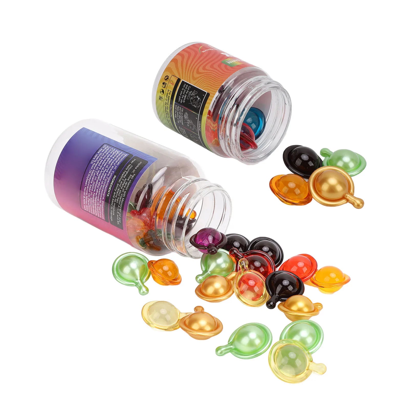 Hair Serum Capsule Hair Vitamin Capsule Hair Vitamin Serum Capsule Hair Moisturizing Repair Damaged Hair Care Hair Oil Capsules