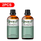 PHATOIL 2PCS 30ml Eucalyptus Essential Oils For Aromatherapy Candle Making Vanilla Lavender Sandalwood Rose Lemon Essential Oil