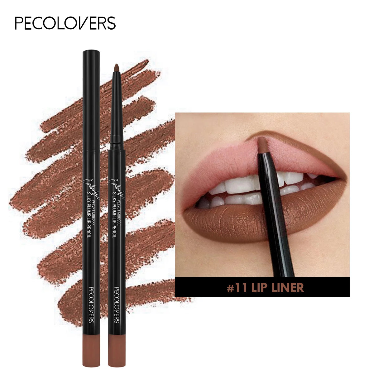 12-Color Matte Lipliner - Waterproof, Moisturizing, Long-Lasting & Non-Stick, Perfect for All Skin Types