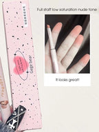 Light sweet and soft fog lipliner outlines the lip shape, lasting, not easy to fade, not take off makeup, nude pink lip liner