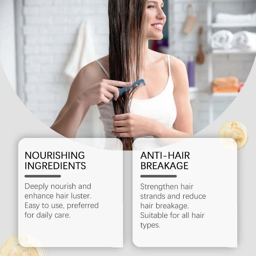 Hoegoa Hair Care Oil Rosemary Gentle Moisturizing Hair Care Soft Nourishing Hydrating Hair Care Essential Oil