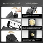 Sejoy Electric Hair Clipper,Rechargeable Hair Trimmer,IPX7 Waterproof,Adjustable Speed Barber Clippers For Men Professional