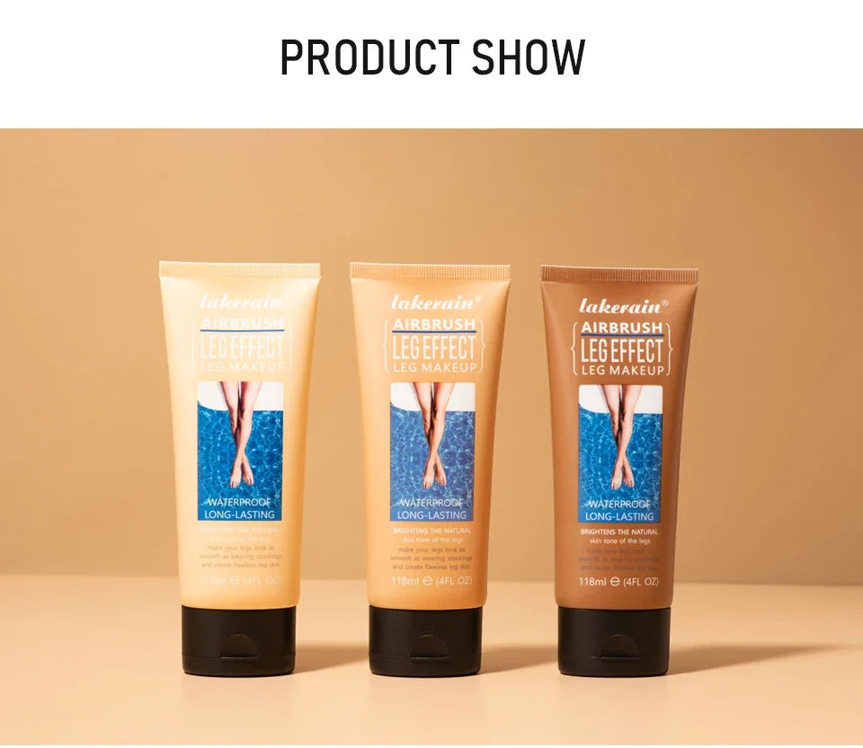 Wholesale Leg Makeup Lotion Even Skin Tone Body Foundation Waterproof Longlasting Body Tanning Cream Medium Bronze Leg Cosmetics