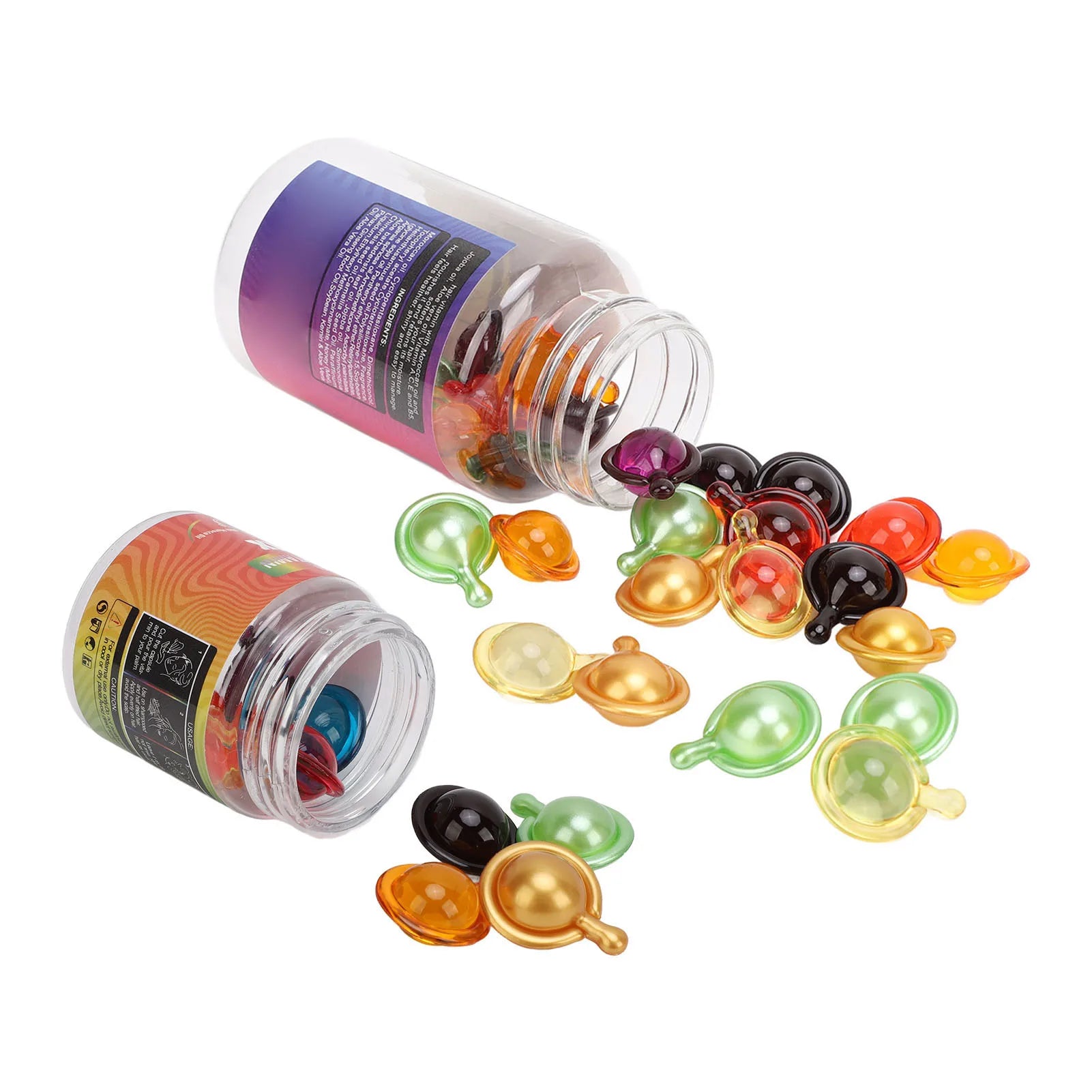 Hair Serum Capsule Hair Vitamin Capsule Hair Vitamin Serum Capsule Hair Moisturizing Repair Damaged Hair Care Hair Oil Capsules