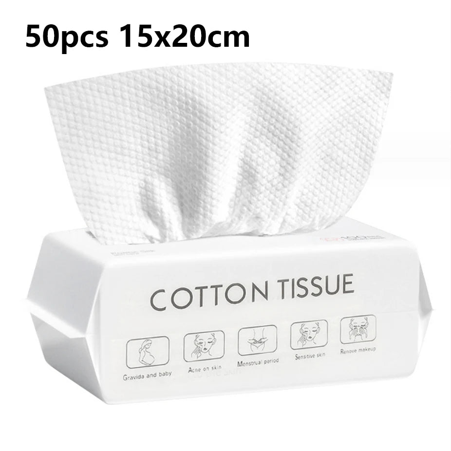 1Pack Disposable Face Towels Thick Face Towel Make Up Tissue Soft Facial Cleansing Cleanser Towelettes Skin Care Washing