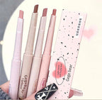 Light sweet and soft fog lipliner outlines the lip shape, lasting, not easy to fade, not take off makeup, nude pink lip liner