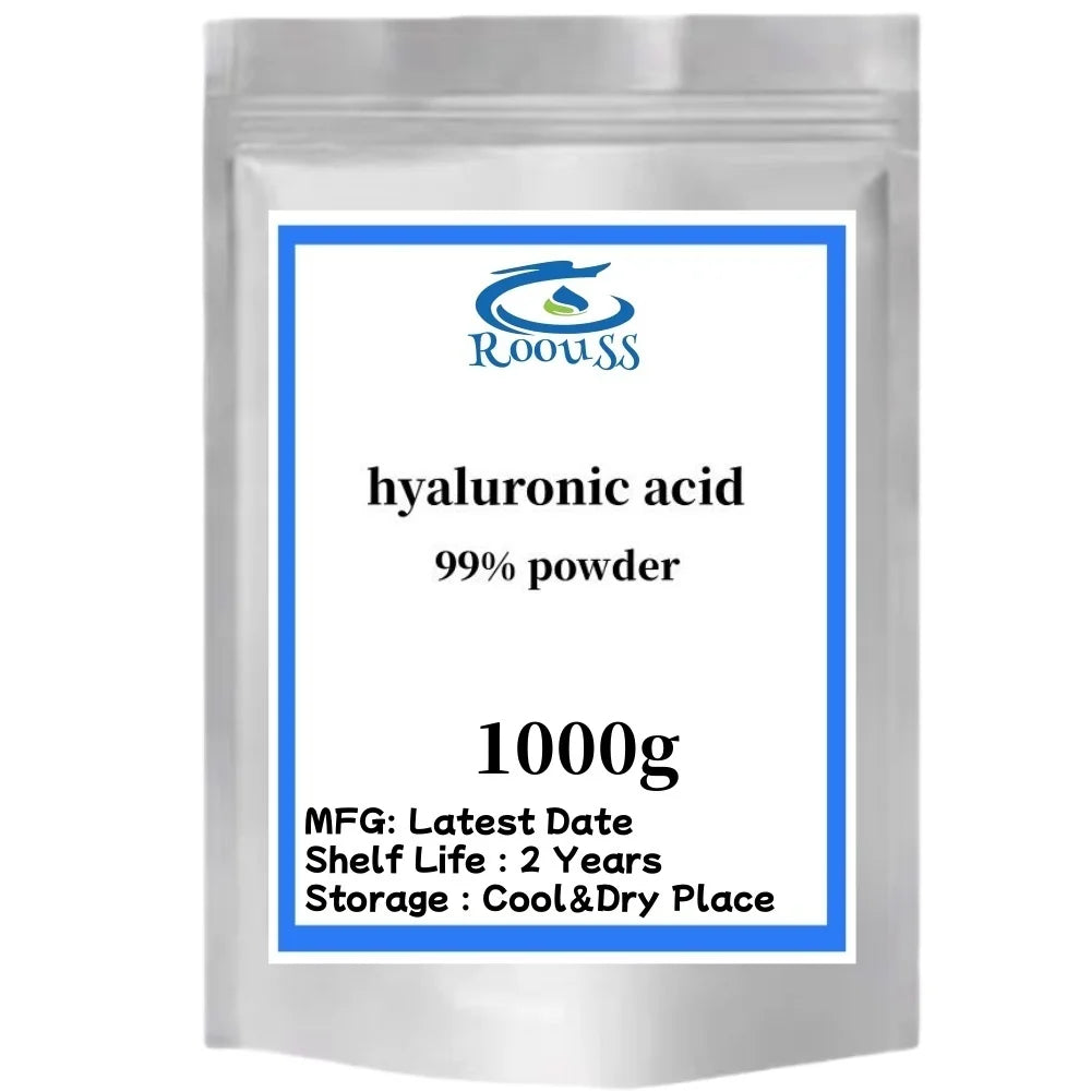 High content 99% Cosmetic raw materials Hyaluronic acid powder anti-wrinkle and Anti-aging,Moisturizing,free shippin