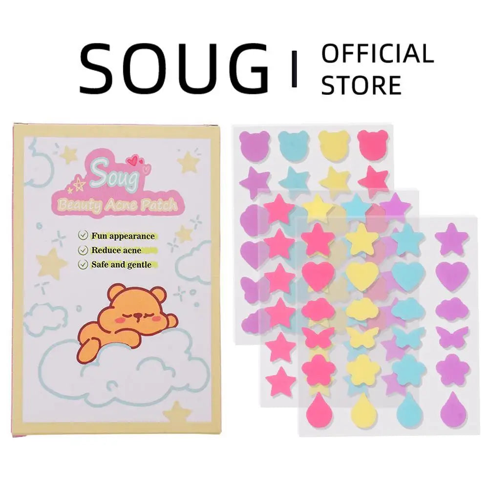 Pimple Patches For Face Colorful Invisible Hydrocolloid Acne Patches Face Spot Care Tool Beauty Beauty Skin Makeup Stickers