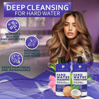 Hard Water Shampoo and Conditioner Set Sulfate Free Hair Care Products for Women and Men Moisturizing Treatment with Chelating