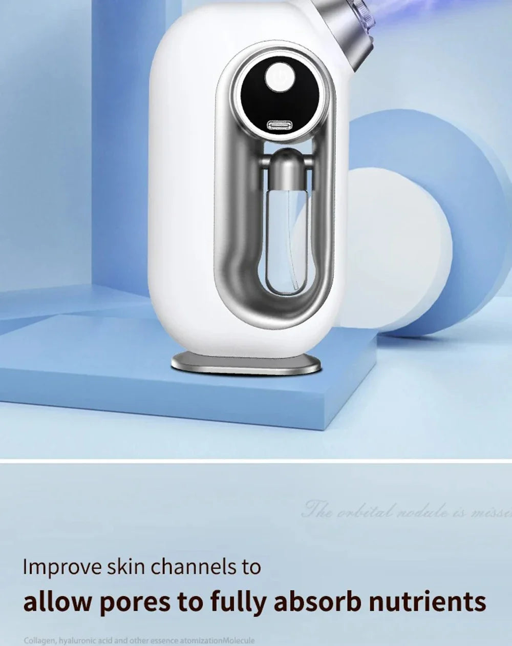 Facial Skin Moisturizing Mist Sprayer Airbrush Facial Deep Cleaning Oxygen Injector Sprayer Cordless Air Brush Compressor