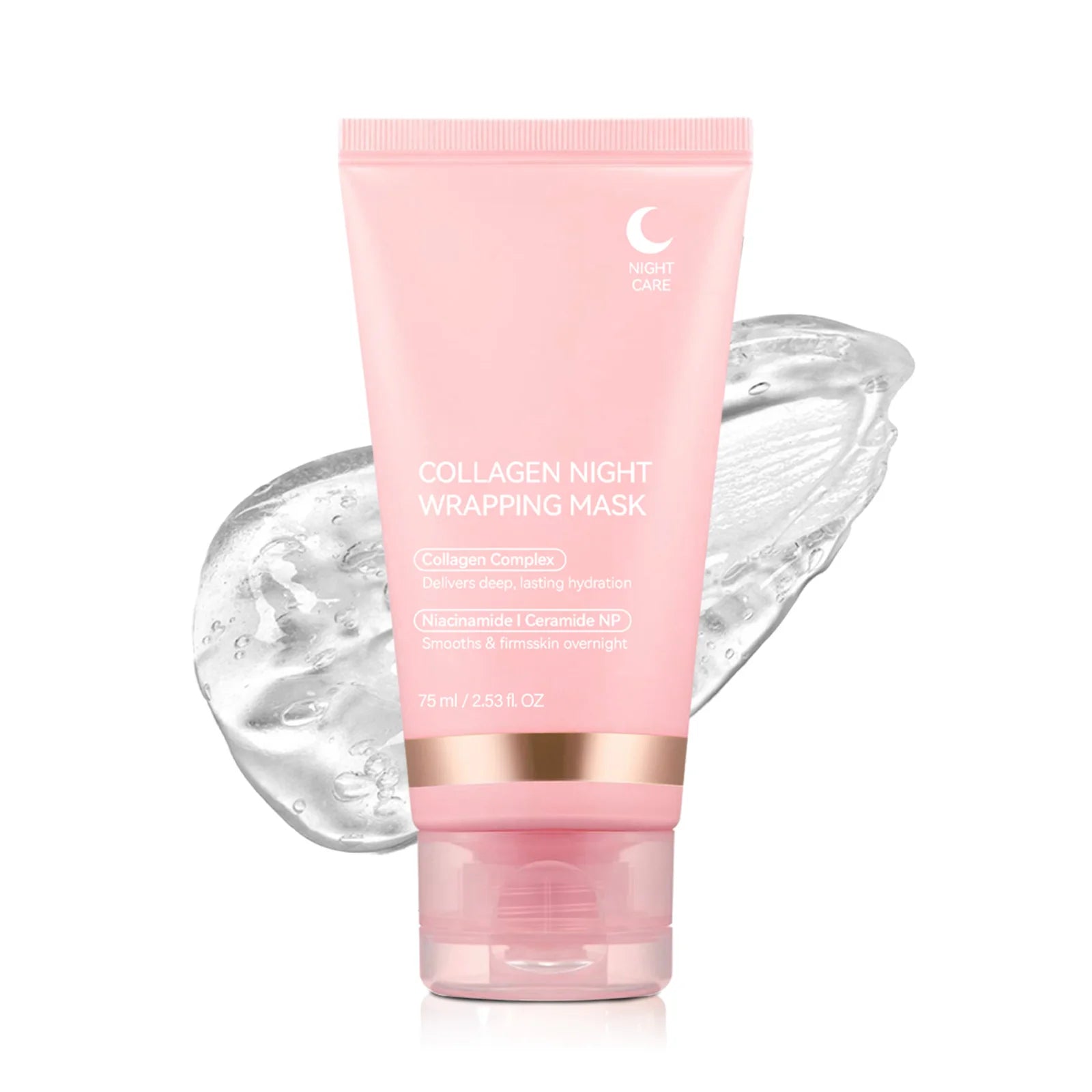 Collagen Night Wrapping MaskReduces Sagging & Dullness Hydrolyzed  Elasticity Hydration Skin Care for All Skin Types
