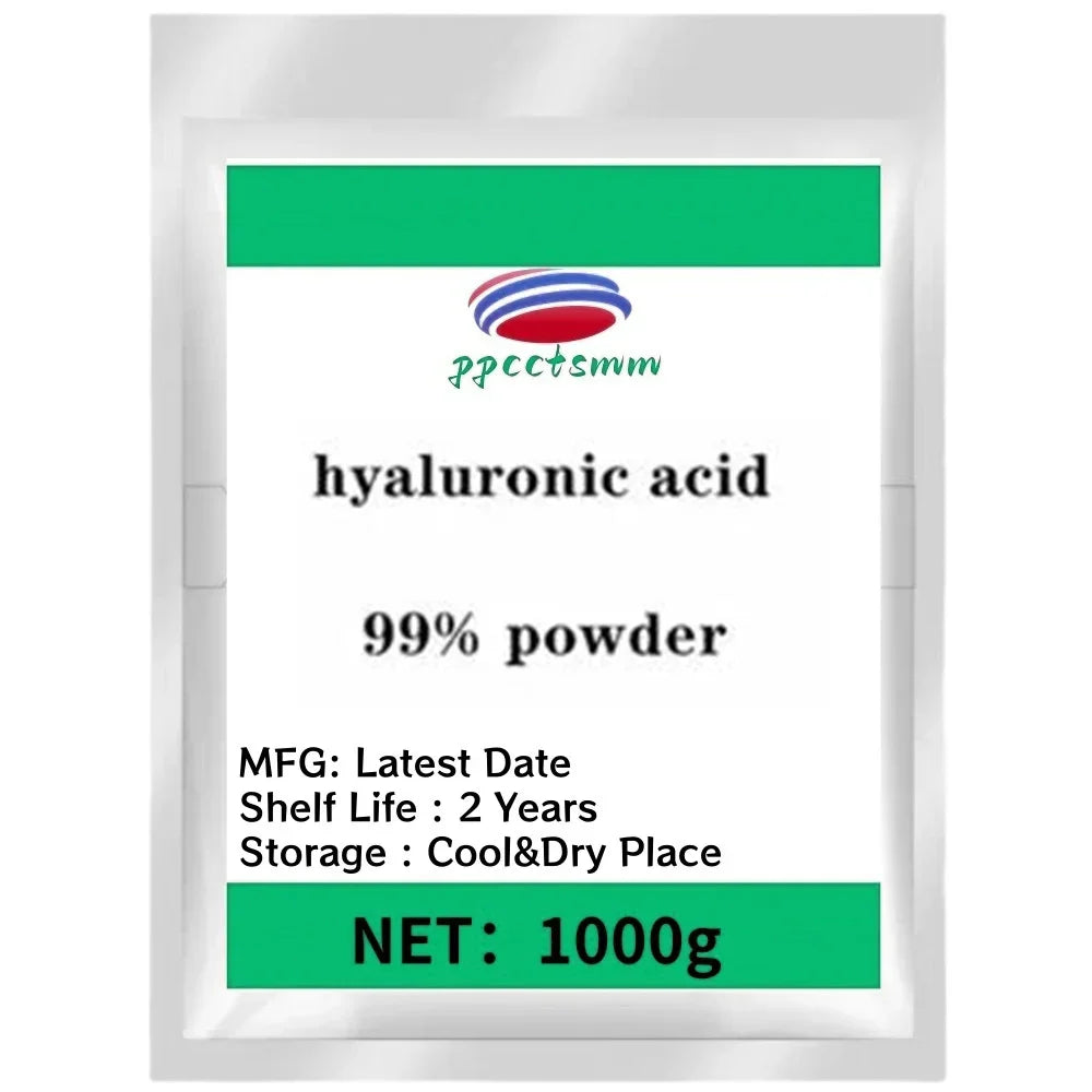 High content 99% Cosmetic raw materials Hyaluronic acid powder anti-wrinkle and Anti-aging,Moisturizing,free shippin