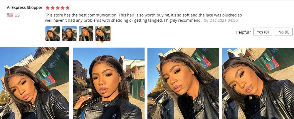 No Glue Straight V Part Wig 100% Human Hair 16-32 Inch Upgraded Wigs 200% Density Remy Hair No Leave Out Side Part Wig For Women