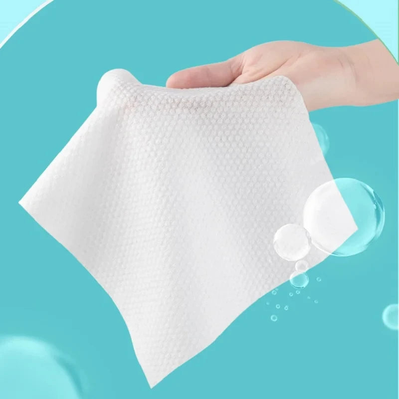Disposable Thick 100% Cotton Face Towel Make Up Soft Removing Wipes Dry Cleanser Towelettes For Skin Care