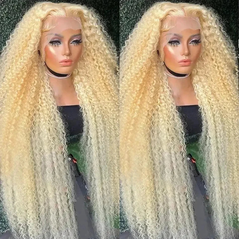 30 Inch 200 Density Curly Wigs 613 Hd Lace Frontal Wig 13x6 13x4 Deep Wave Lace Front Wig Human Hair Brazilian Hair For Women