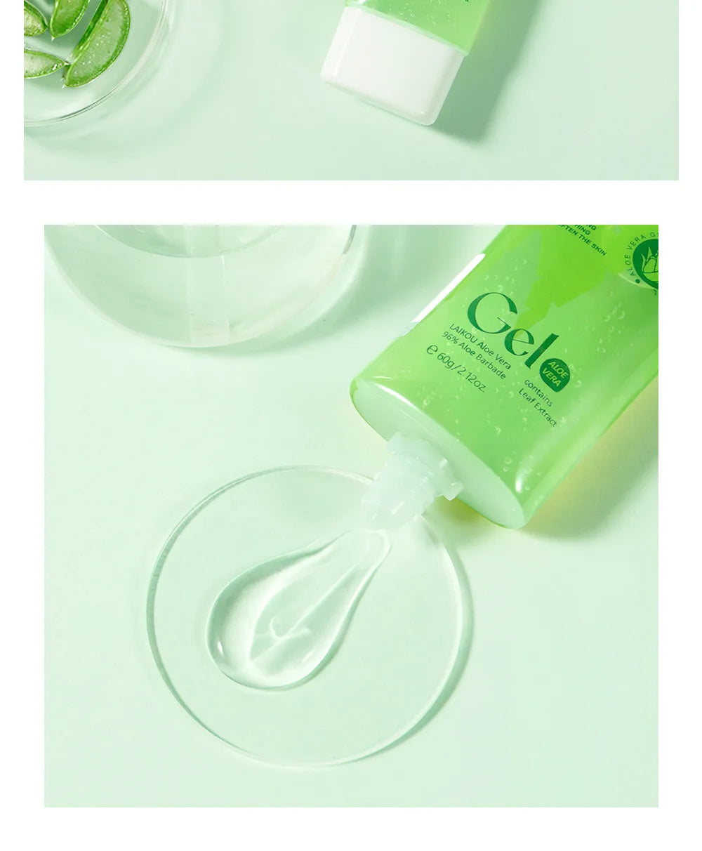 LAIKOU Aloe Vera Gel Face Cream Hyaluronic Acid Moisturizing  Refreshing and Non-sticky Cream Skin Care