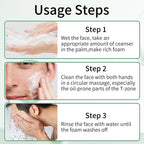 Men's facial cleanser, moisturizing, refreshing and clean skin, summer skin care products, oil control, blackhead removal