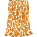 Giraffe Skin Pattern Throw Blanket Gifts for Adults Kids Flannel Blankets Soft Comfy Lightweight for Home Decor Couch Bed Sofa