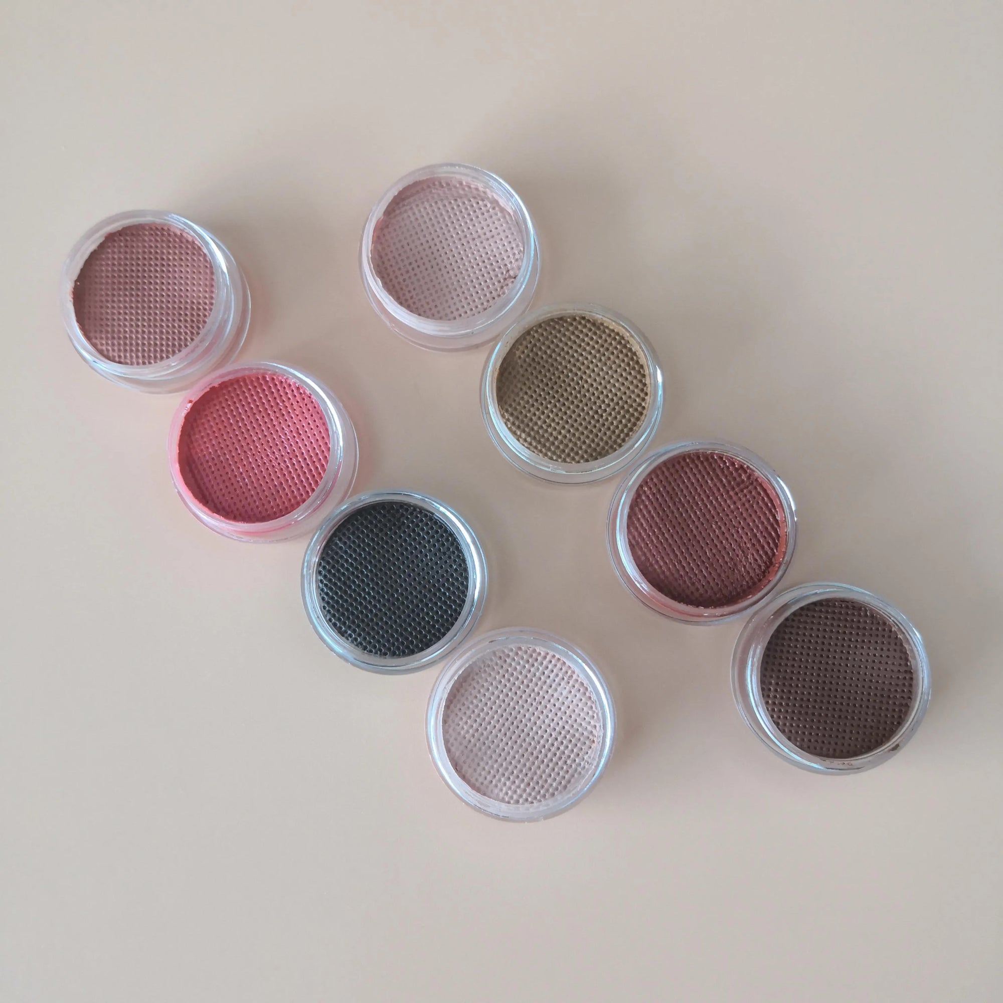 Private Label Water Activated Eyeliner Matte Brown Color Cake Liner Face Paint