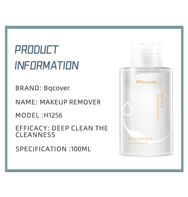 Portable makeup remover, gentle and non-irritating, deep cleansing and moisturizing