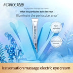 FONCE Hexapeptide Electric Massage Eye Cream lightens dark bags and fine lines, lifts and tightens, hydrates and moisturizes 20g