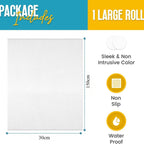 1 Roll Shelf Liner Drawer Liner for Kitchen Cabinets Non-Slip Easy Clean Kitchen Cabinet Liner, Cupboard Liner, Waterproof Mat