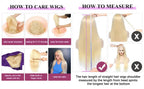 250% 613 Blonde Wigs Bone Straight Lace Front Human Hair Wigs 13x6 HD Lace Frontal Wig Human Hair 13x4 Lace Front Wig For Women