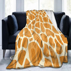Giraffe Skin Pattern Throw Blanket Gifts for Adults Kids Flannel Blankets Soft Comfy Lightweight for Home Decor Couch Bed Sofa