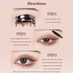 MACKANDY Curling Mascara Volumizing & Lengthening Formula, Buildable, Clump Resistant, Longwear Smudge-Resistant Black Mascara