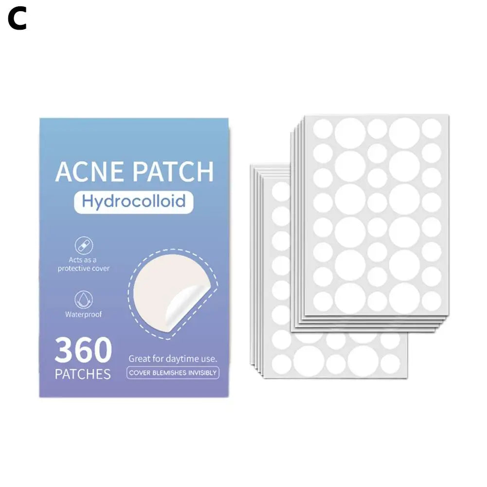 262/360Pcs Cute Colorful Pimple Patches Acne Treatment Stickers Invisible Acne Cover Face Spot Pimple Patch Skin Care Makeup