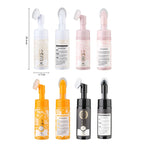 Facial Cleansing Mousse with Brush Head,Oil Control Pores Decontamination Face Cleaner,Mild Hydration Soothing Purifying Foam