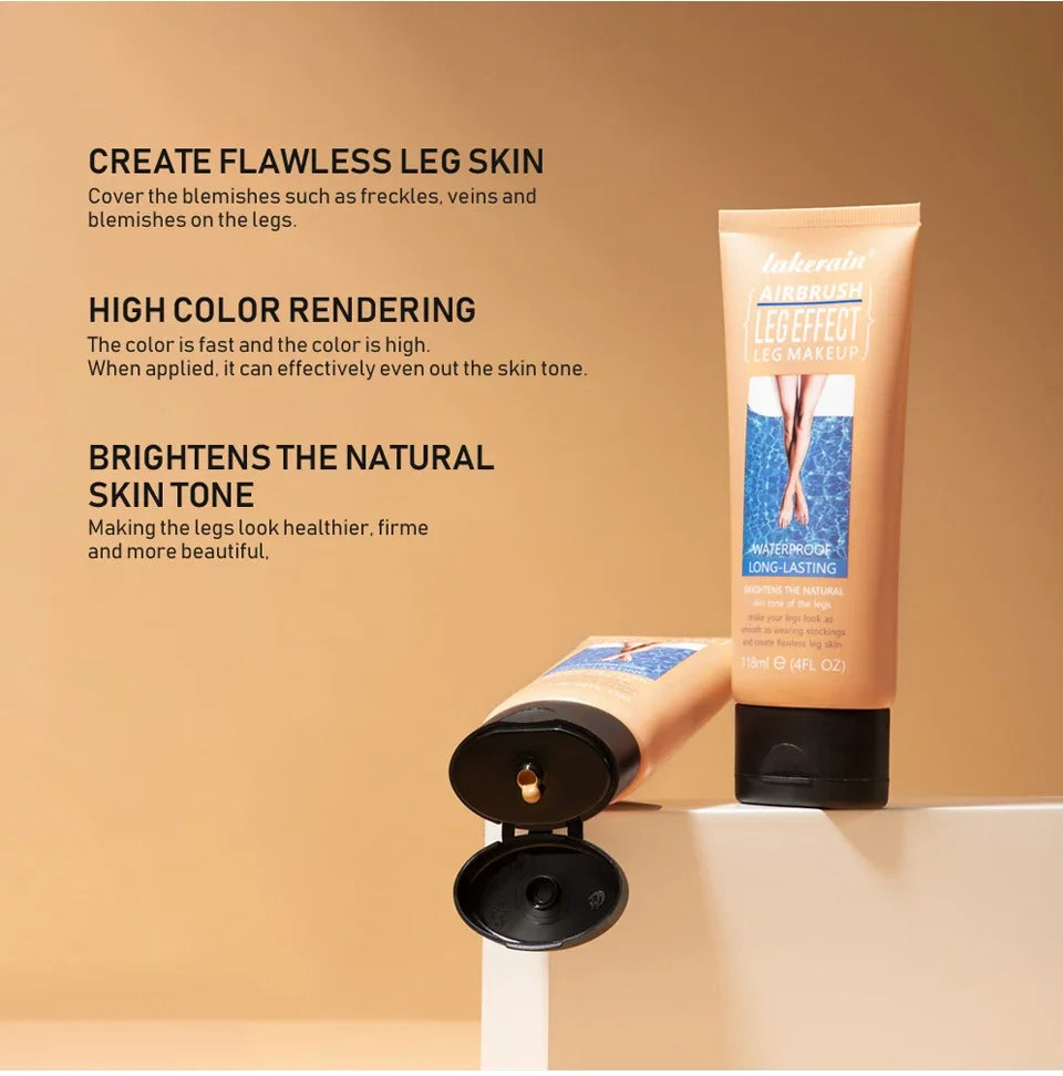 Wholesale Leg Makeup Lotion Even Skin Tone Body Foundation Waterproof Longlasting Body Tanning Cream Medium Bronze Leg Cosmetics