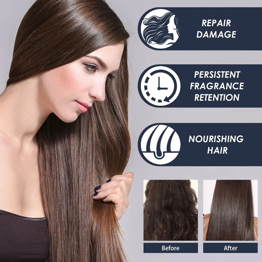 WestMonth Straightening Hair Keratin Ratin Repair Cream Repair Silky Hair Care Moisturizing Hair Mask Treatment Cream