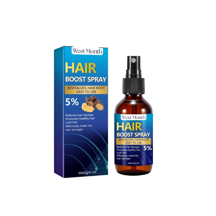 WestMonth Hair Boost Spray Strong Hair Solid Hair Moisturizing Scalp Hair Roots Beard Hair Care Spray
