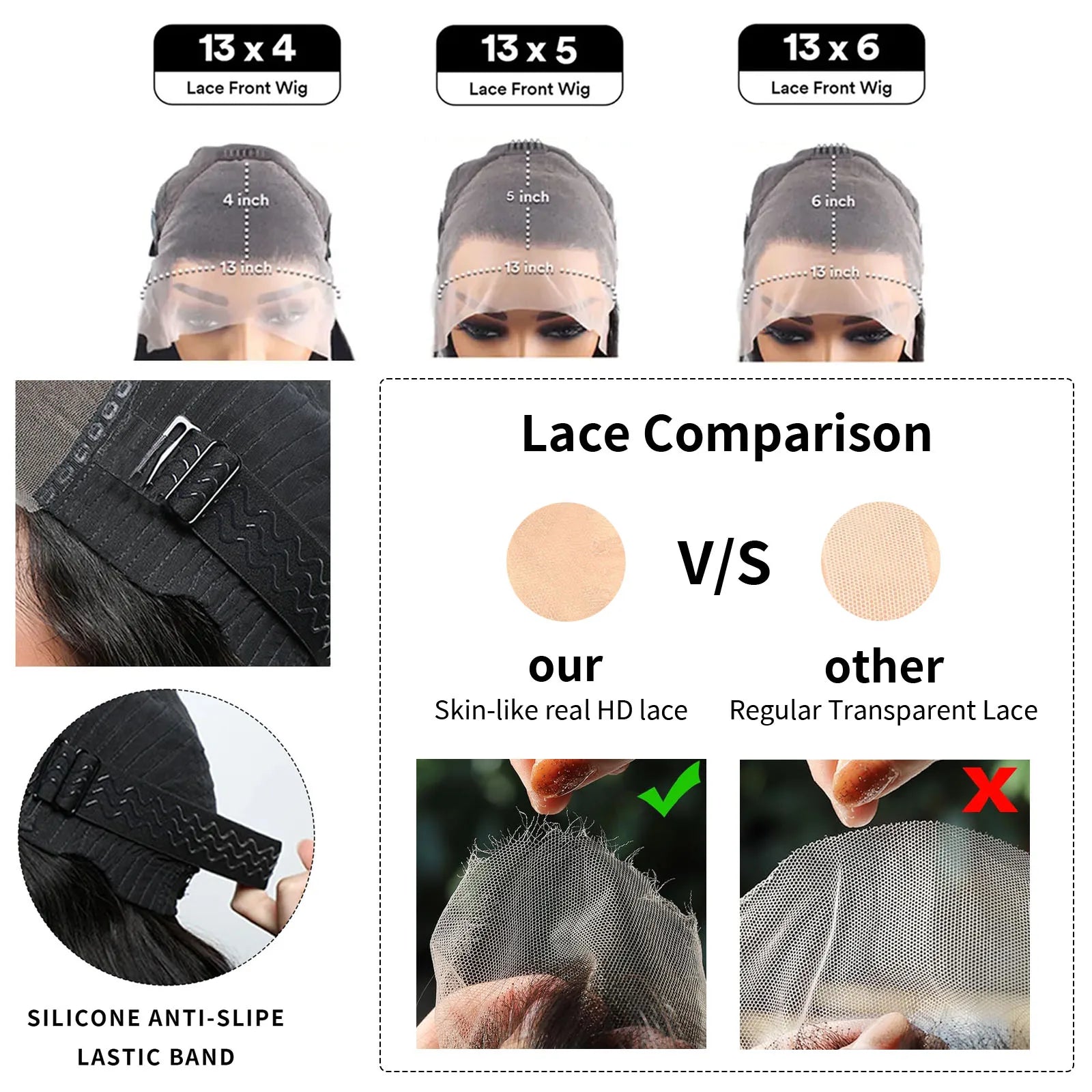 250% 613 Blonde Wigs Bone Straight Lace Front Human Hair Wigs 13x6 HD Lace Frontal Wig Human Hair 13x4 Lace Front Wig For Women