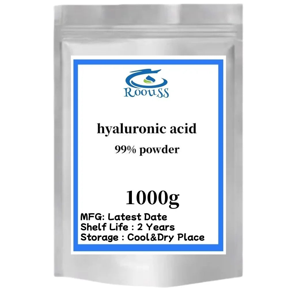 High content 99% Cosmetic raw materials Hyaluronic acid powder anti-wrinkle and Anti-aging,Moisturizing,free shippin