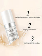 Moisturizing liquid foundation is light, thin, breathable, durable, waterproof, moisturizing, and delicate makeup