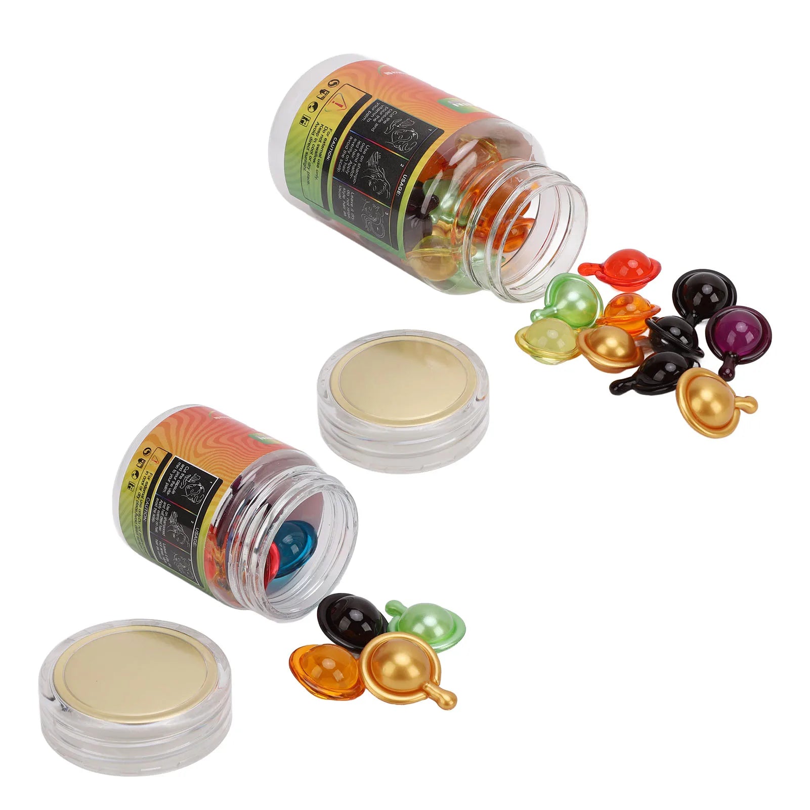 Hair Serum Capsule Hair Vitamin Capsule Hair Vitamin Serum Capsule Hair Moisturizing Repair Damaged Hair Care Hair Oil Capsules