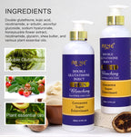 AILKE Glutathione PLUS Bleaching Skin Care Set, Moisturizing, Even Skin Tone, Improve Dark and Black Skin, Reduce Spots
