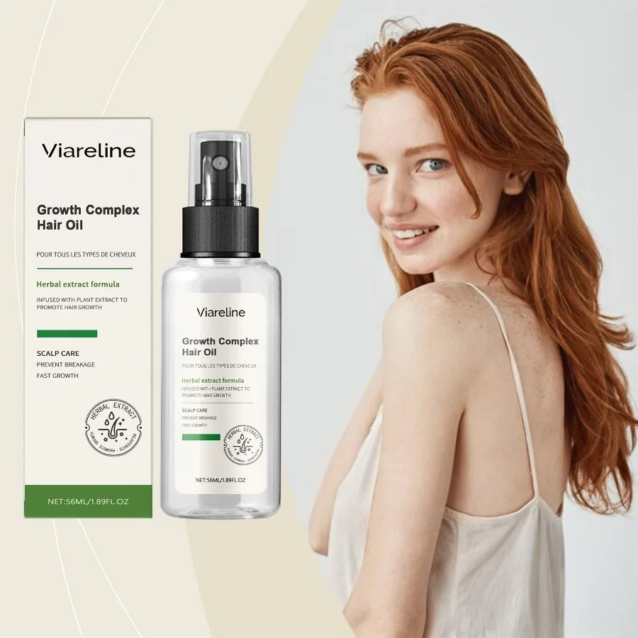 Viareline Herbal Hair Care Essential Oil Repair Dry Hydrating Smooth And Improve Frizzy Hair Care Essence