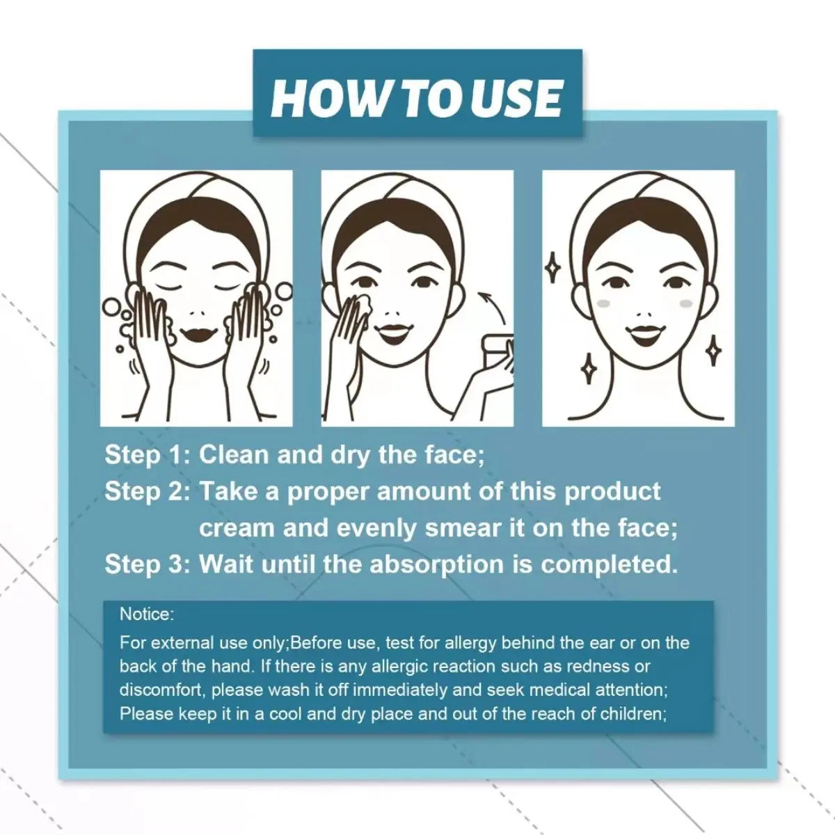 Moisturizing Face Cream, Repair Dry Skin, Protect Skin, Improve Skin Quality, Lubricate And Tighten Skin, Make Skin Delicate And