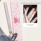 Light sweet and soft fog lipliner outlines the lip shape, lasting, not easy to fade, not take off makeup, nude pink lip liner