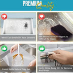 1 Roll Shelf Liner Drawer Liner for Kitchen Cabinets Non-Slip Easy Clean Kitchen Cabinet Liner, Cupboard Liner, Waterproof Mat
