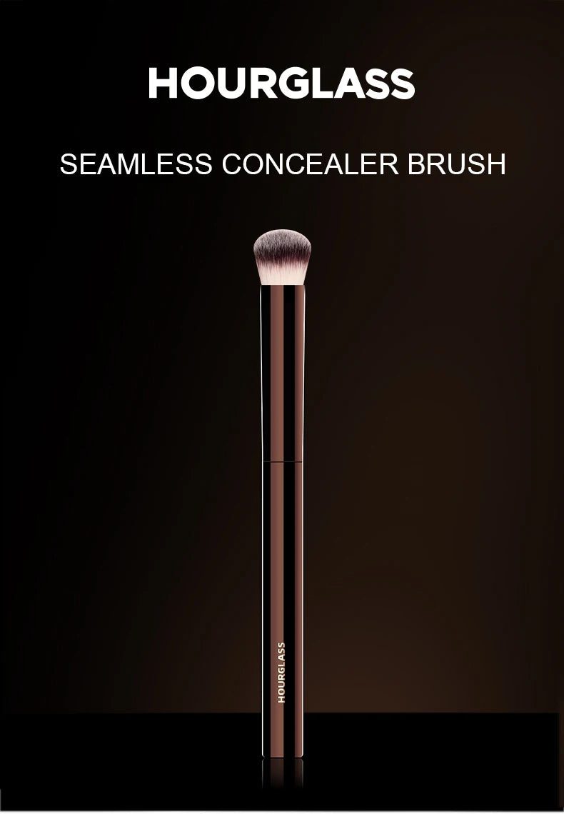 Hourglass Makeup Brush- No.19 Vanish Seamless Finish Concealer Brush Soft Fiber Hair Fashion Design Single Face Brush