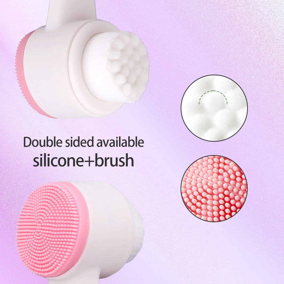 8-piece facial care set, deep cleaning and gentle exfoliating SPA mask such as soft plush hair band and wrist washing brush.
